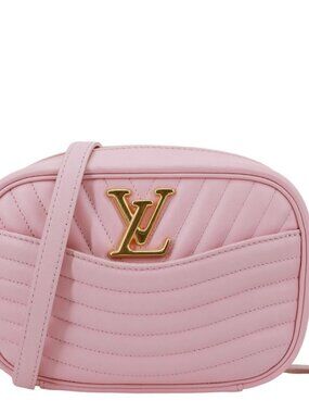 Louis Vuitton  New Wave Quilted Leather Camera Crossbody Bag Pink